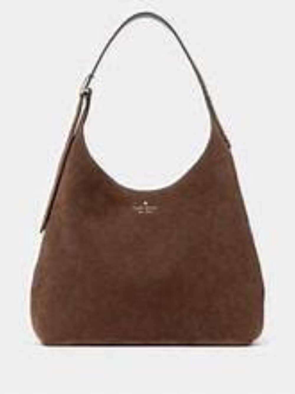 Kate Spade Large Suede Brown (Hot Fudge) Shoulder Bag - Picture 2 of 3
